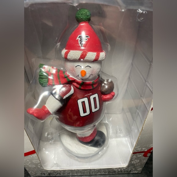 Atlanta Falcons NFL Team Snowman Brand New in Box - Picture 2 of 6